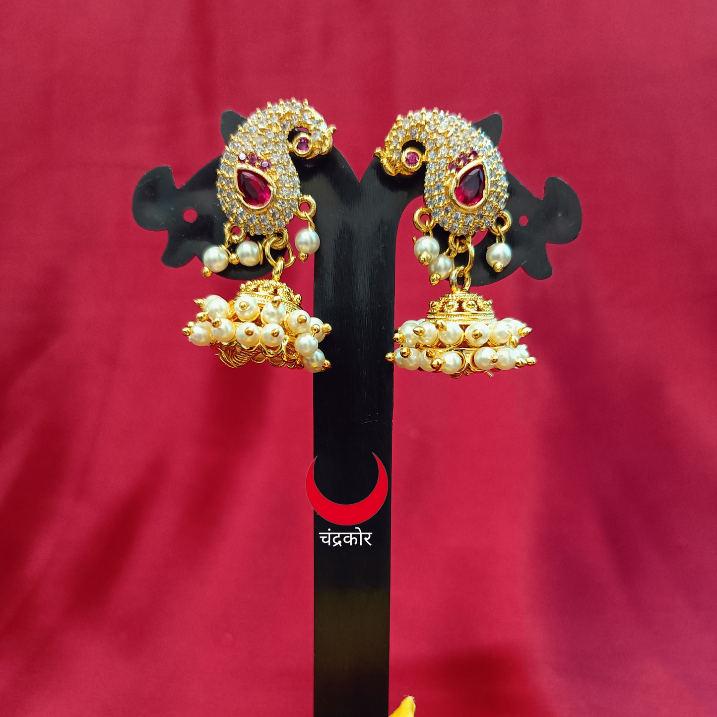 Peacock Jhumka