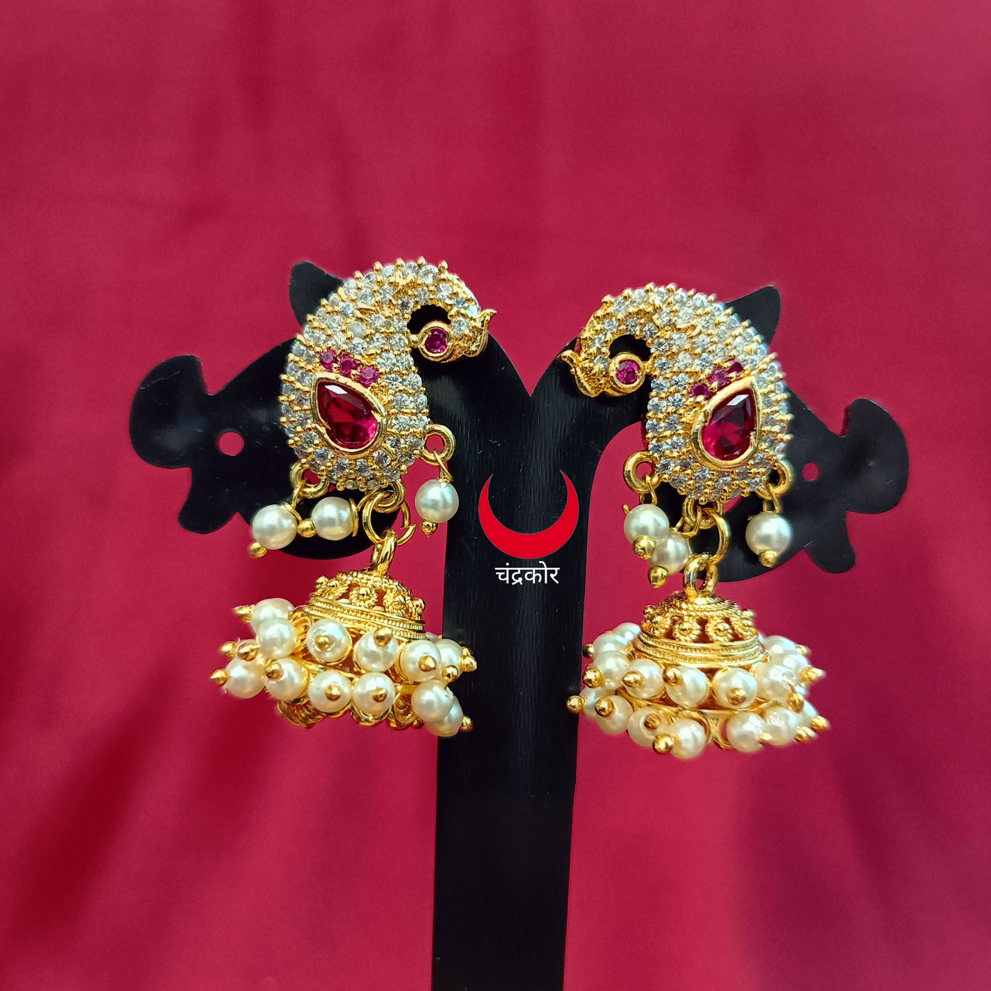 Peacock Jhumka