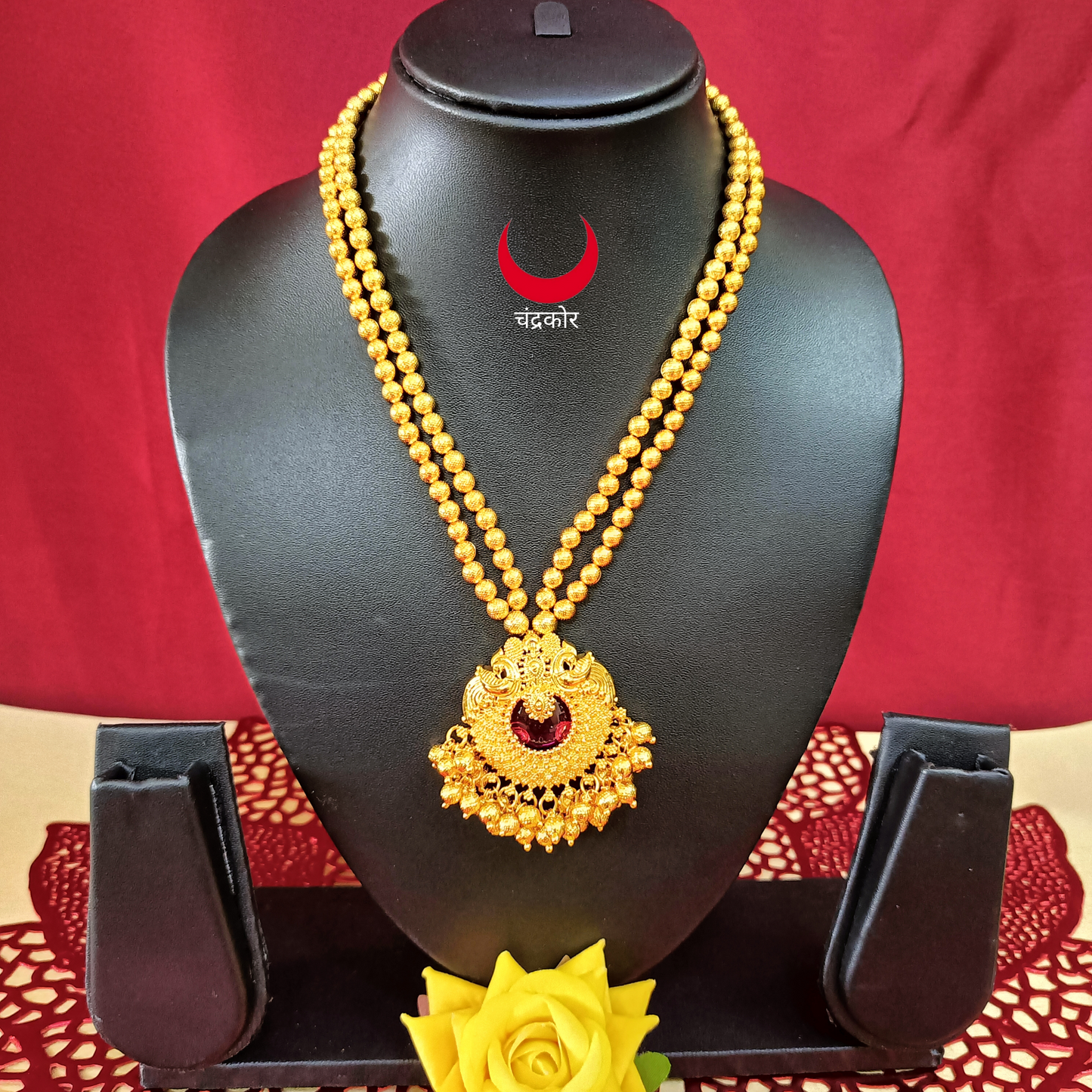 Golden Pendent Necklace