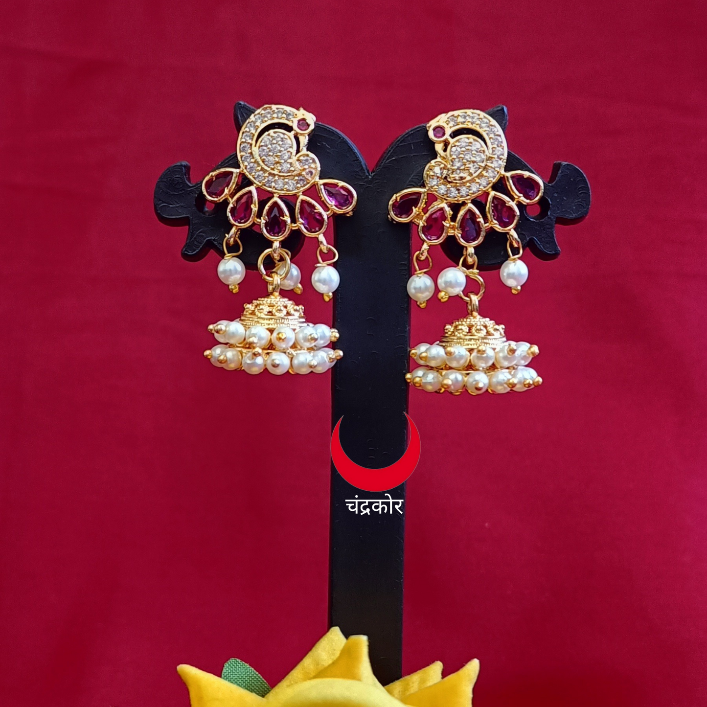 Peacock Jhumka
