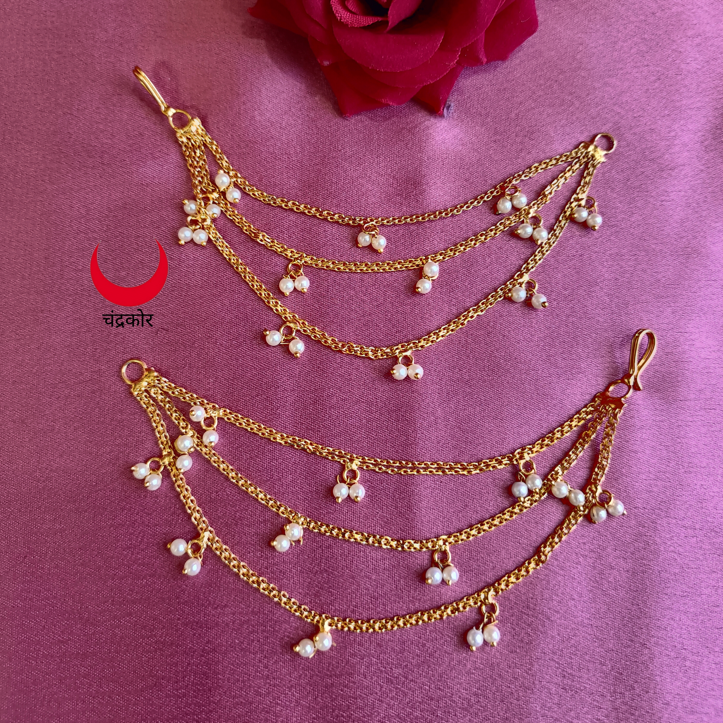 Pearl Earchain (Kanvel)