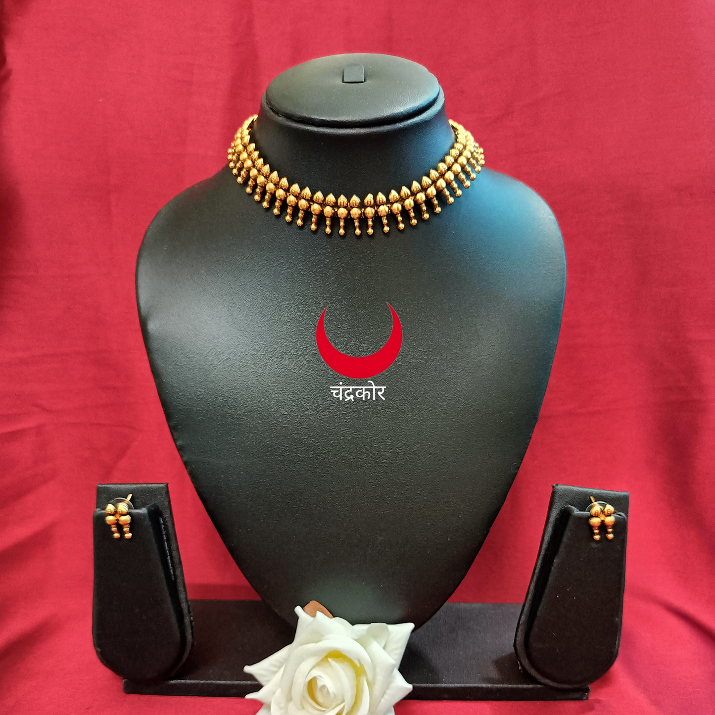 Matte Finish Chokar Set