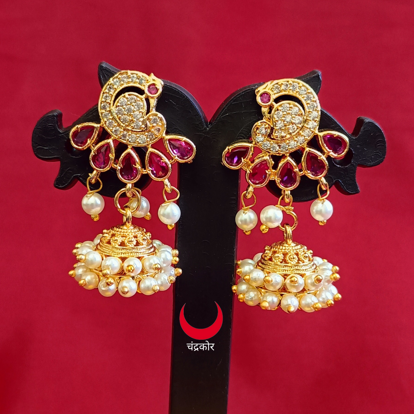 Peacock Jhumka