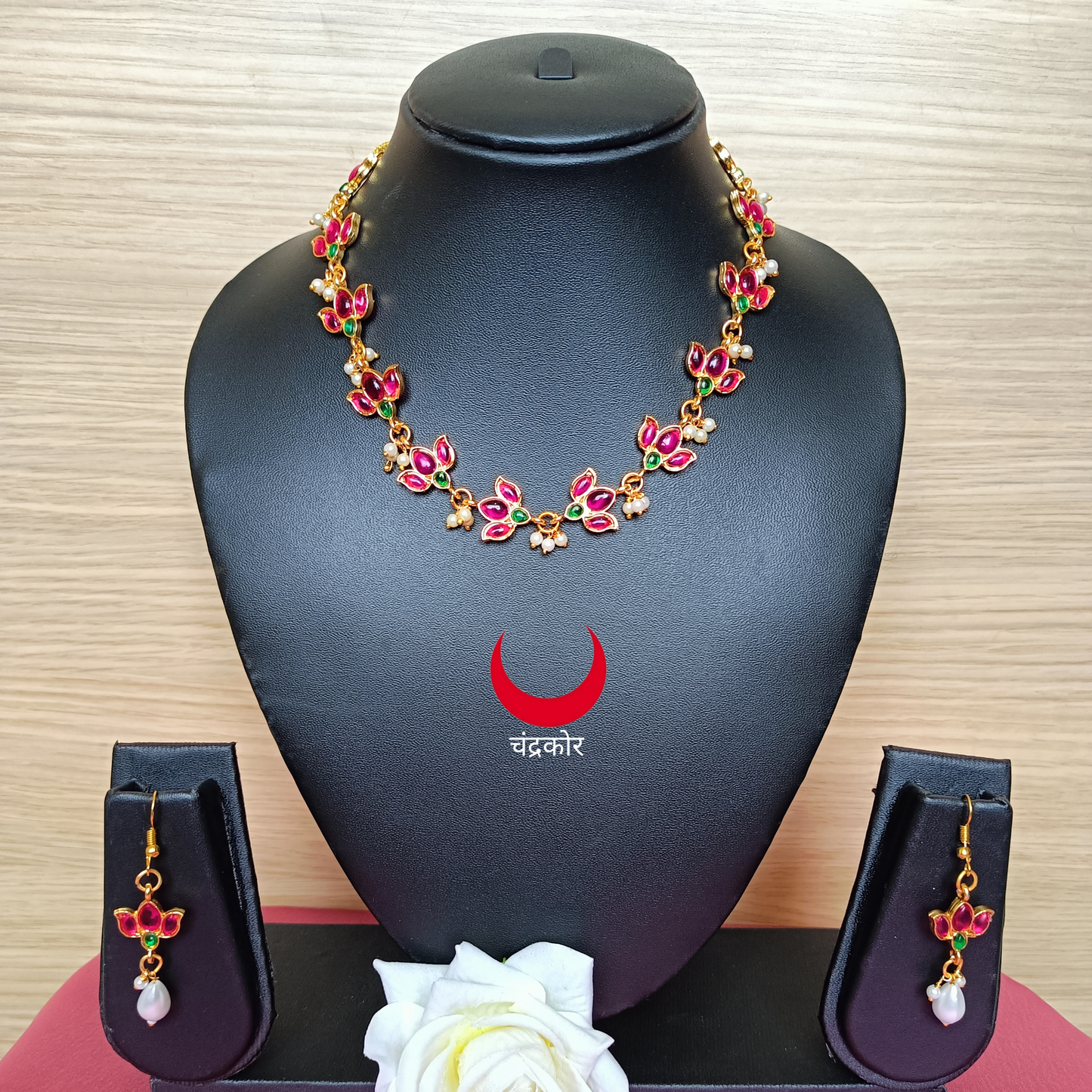 Lotus Pearl Necklace