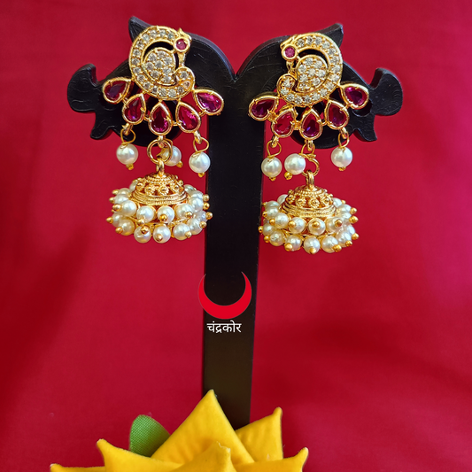 Peacock Jhumka
