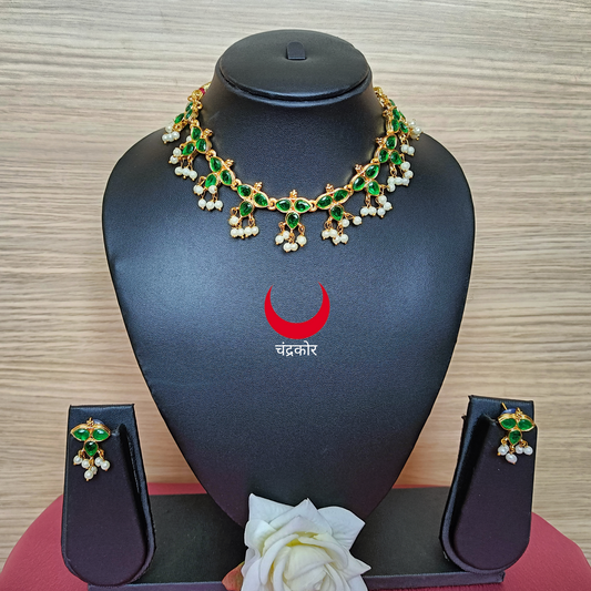 Belpaan Necklace- Green